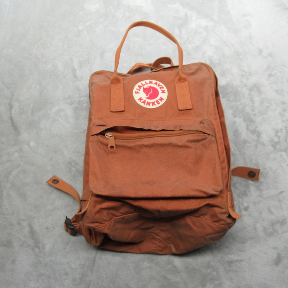 Fjallraven Kanken Backpack Dark Orange Classic School‎ Book Bag Travel Sleeve